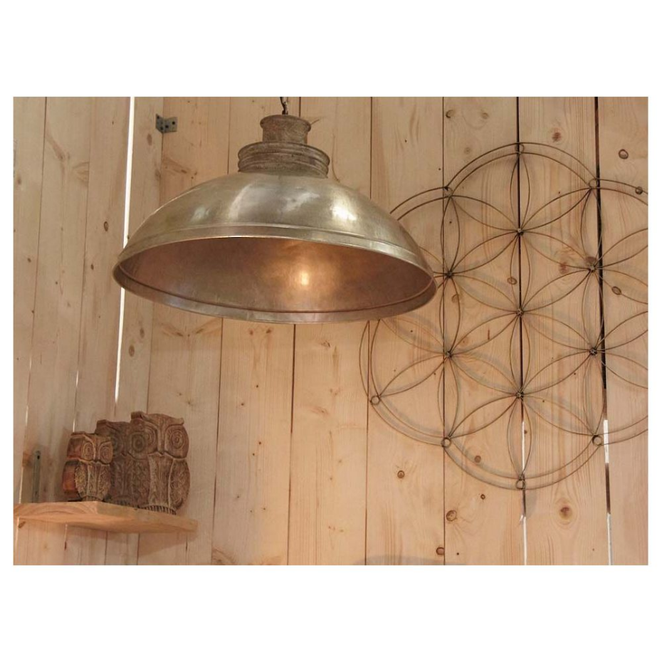 Suspension métal et bois