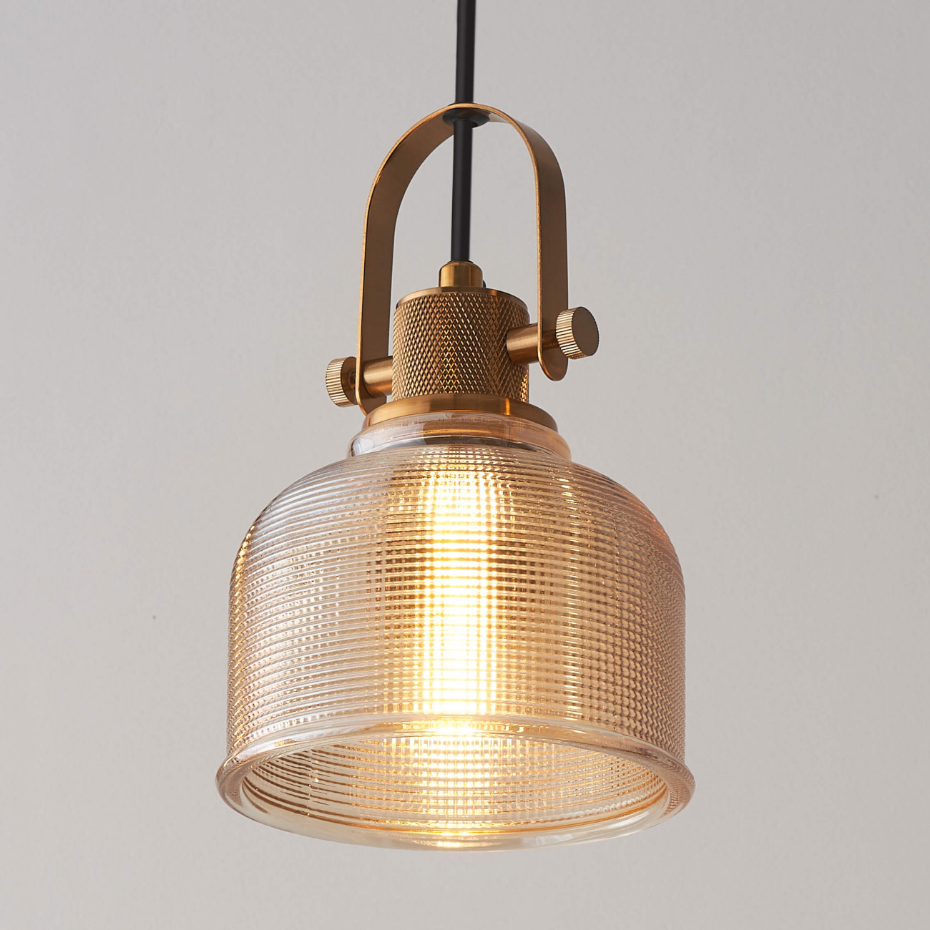Suspension Design Vintage en Verre - VELA