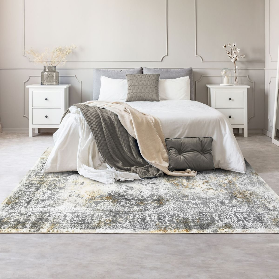 Tapis salon graphique BORGES USED