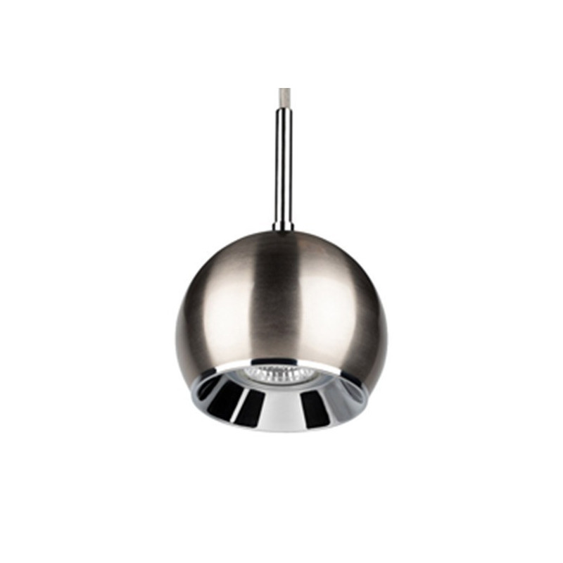 Petite suspension Isidore Boule Metal chrome mat