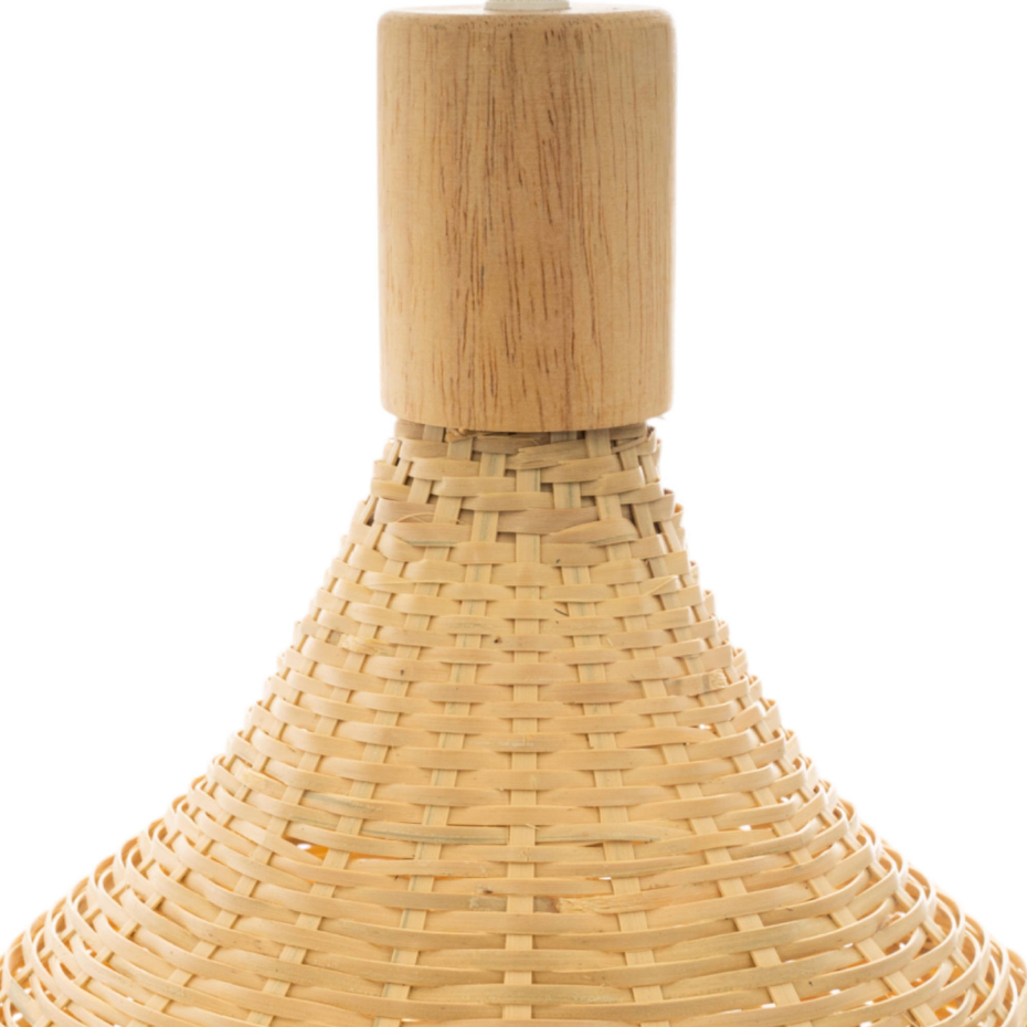 Suspension en bambou forme organique