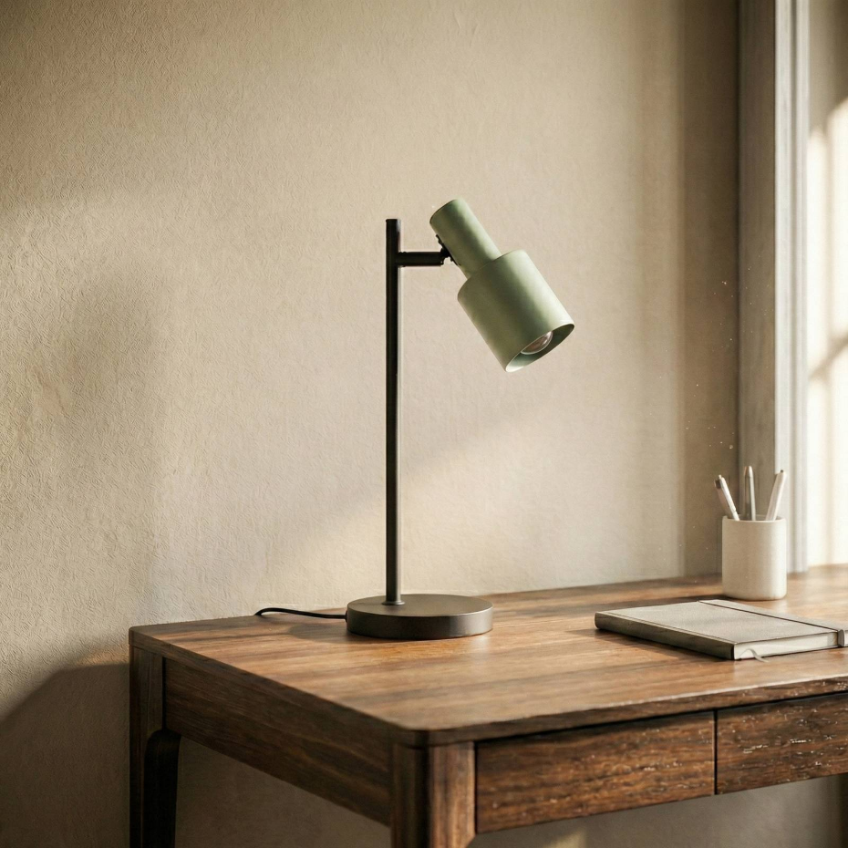 Lampe à poser en métal moderne, Ovelia