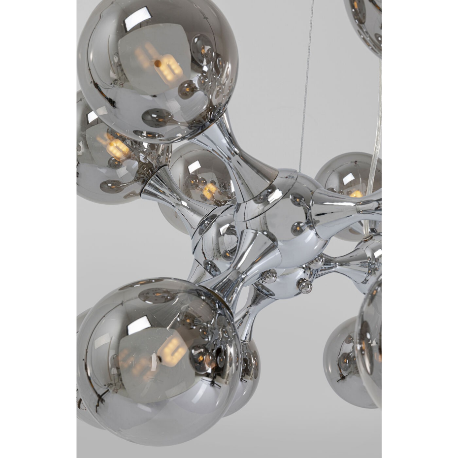 Suspension 18 abat-jours en verre, ATOMIC BALLS