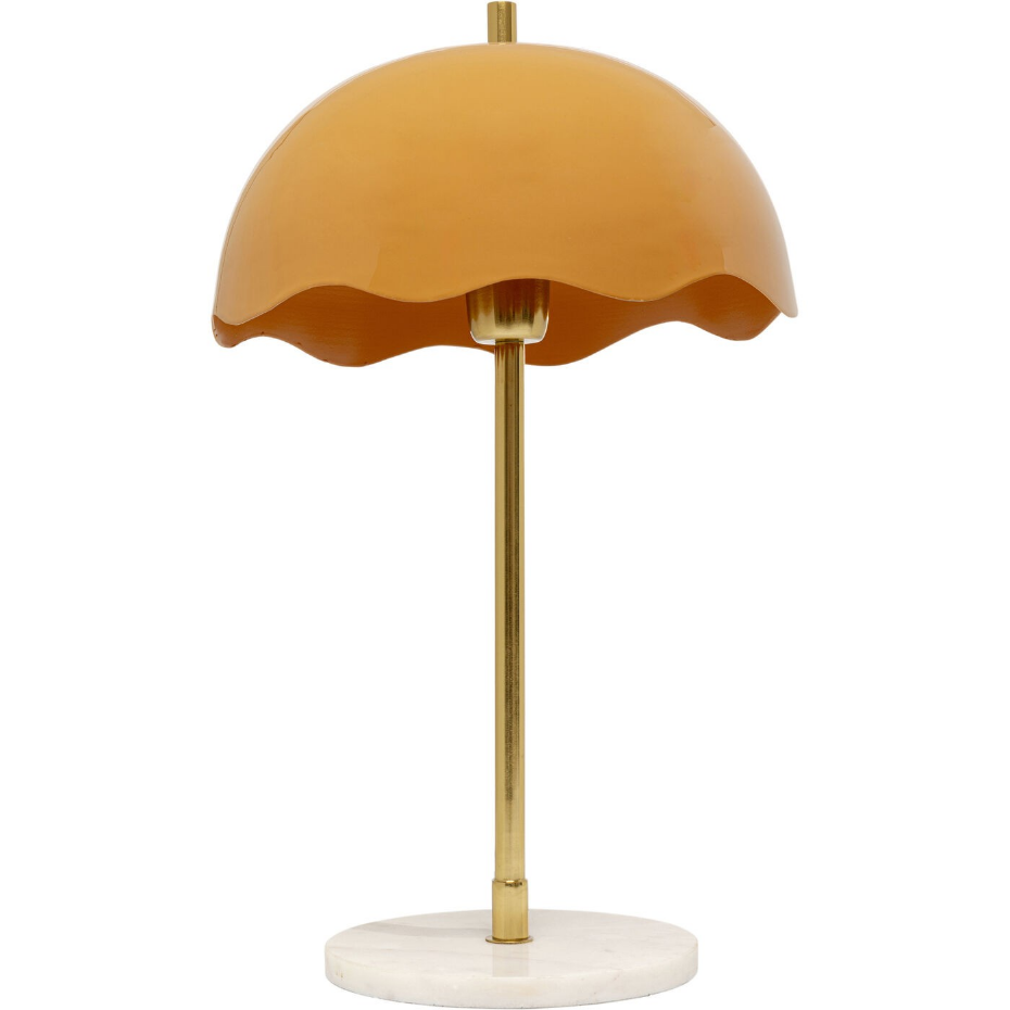 Lampe en acier et marbre, LIA