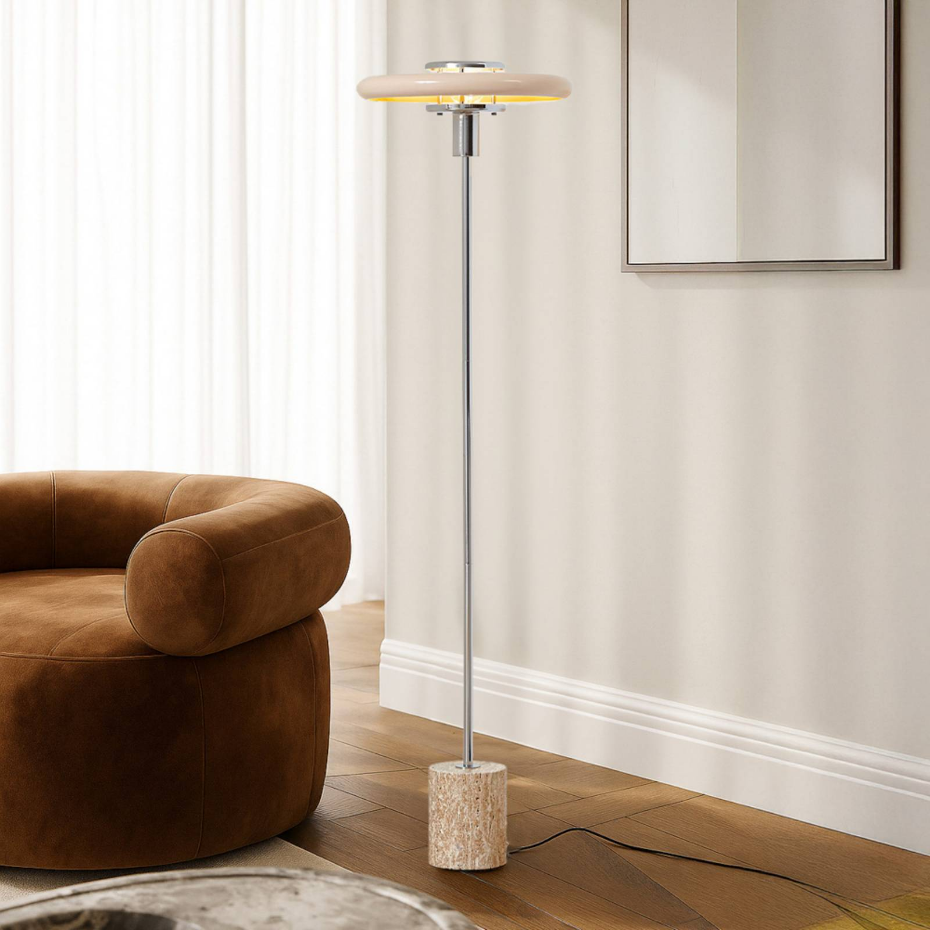 Lampadaire en métal vintage, Branford