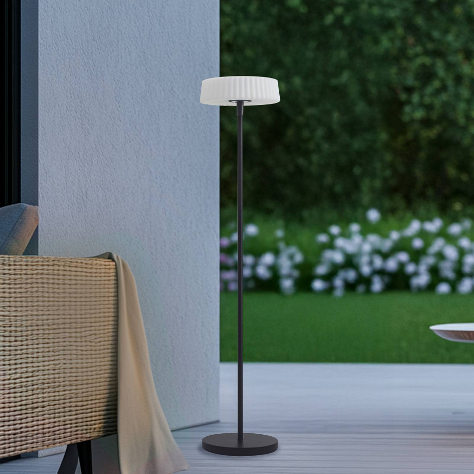 Lampe solaire extérieur en métal moderneLED