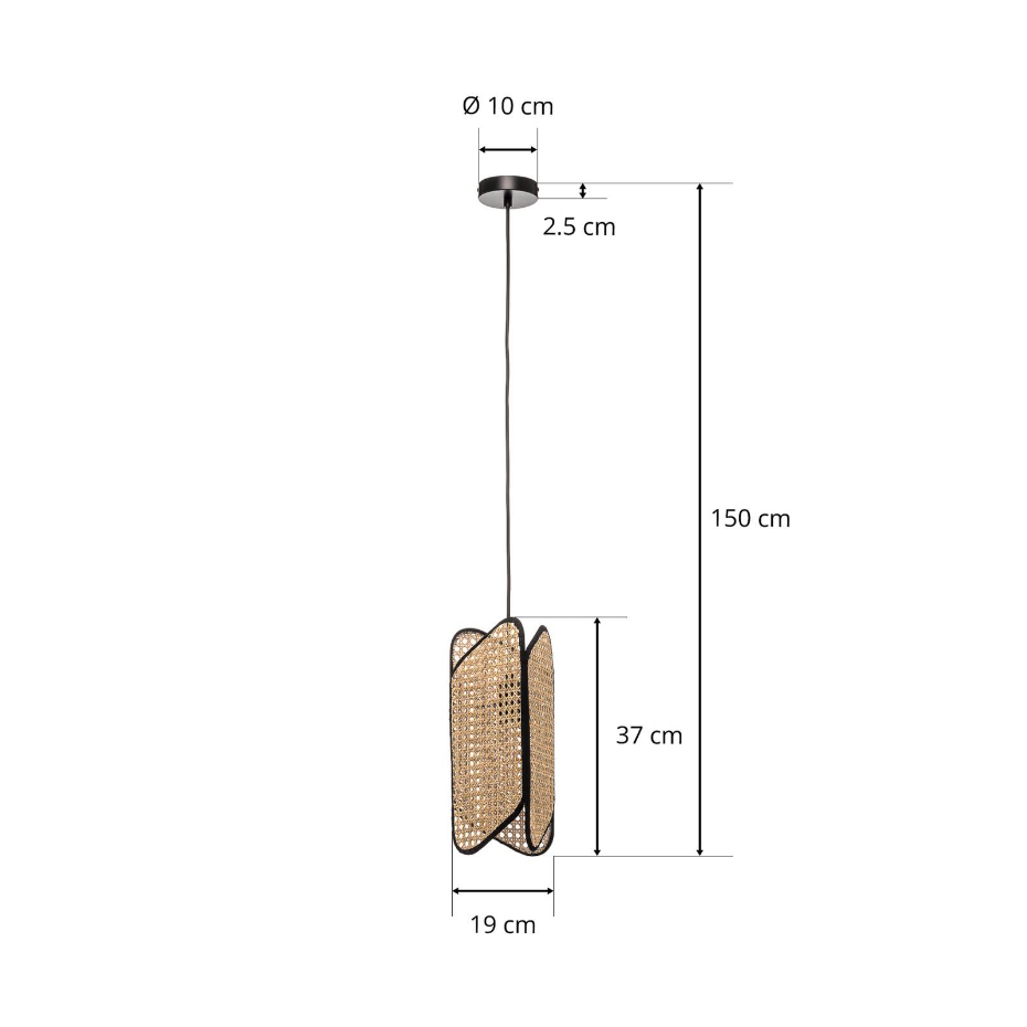 Suspension en bois design, Bassiola