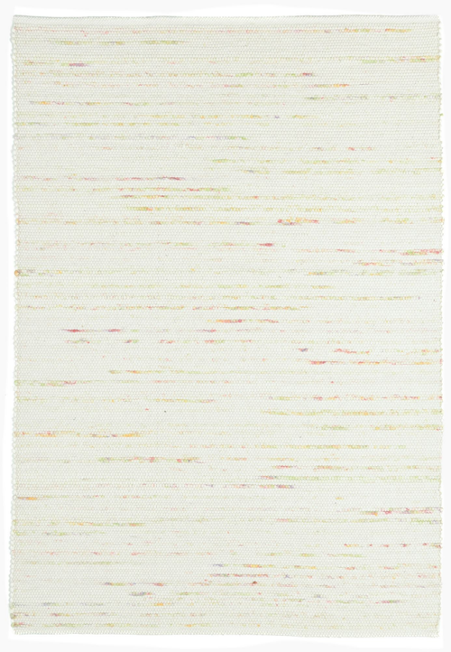 Tapis réversible en laine foulée tissé à la main aux couleurs vives - Hoernum