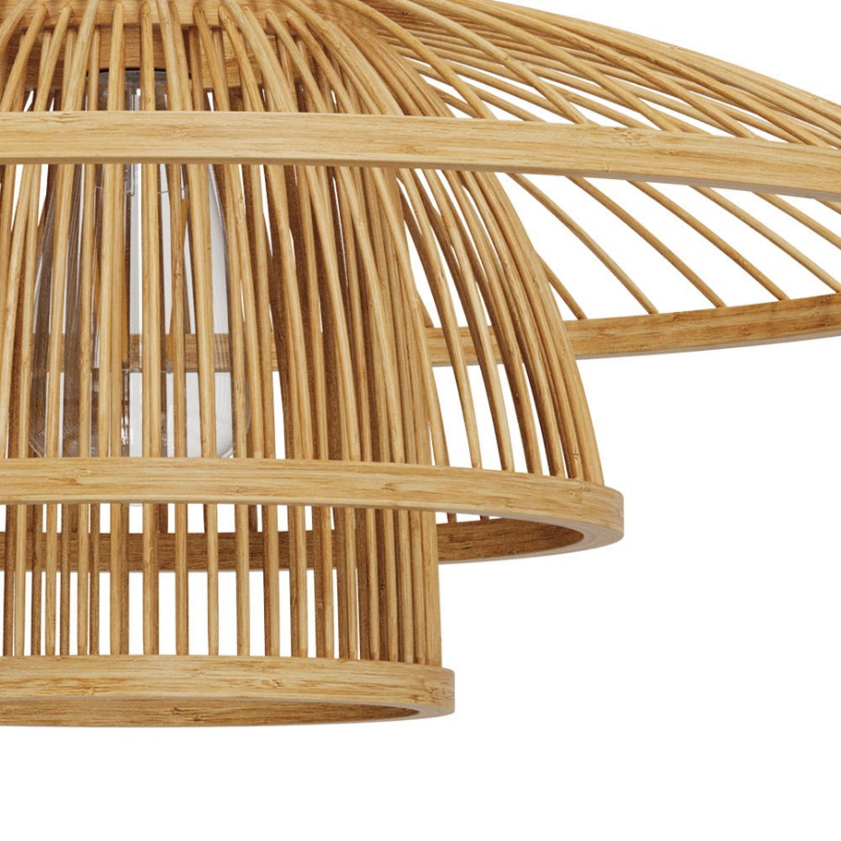 Suspension en bambou et métal D50 cm - MIRABEL