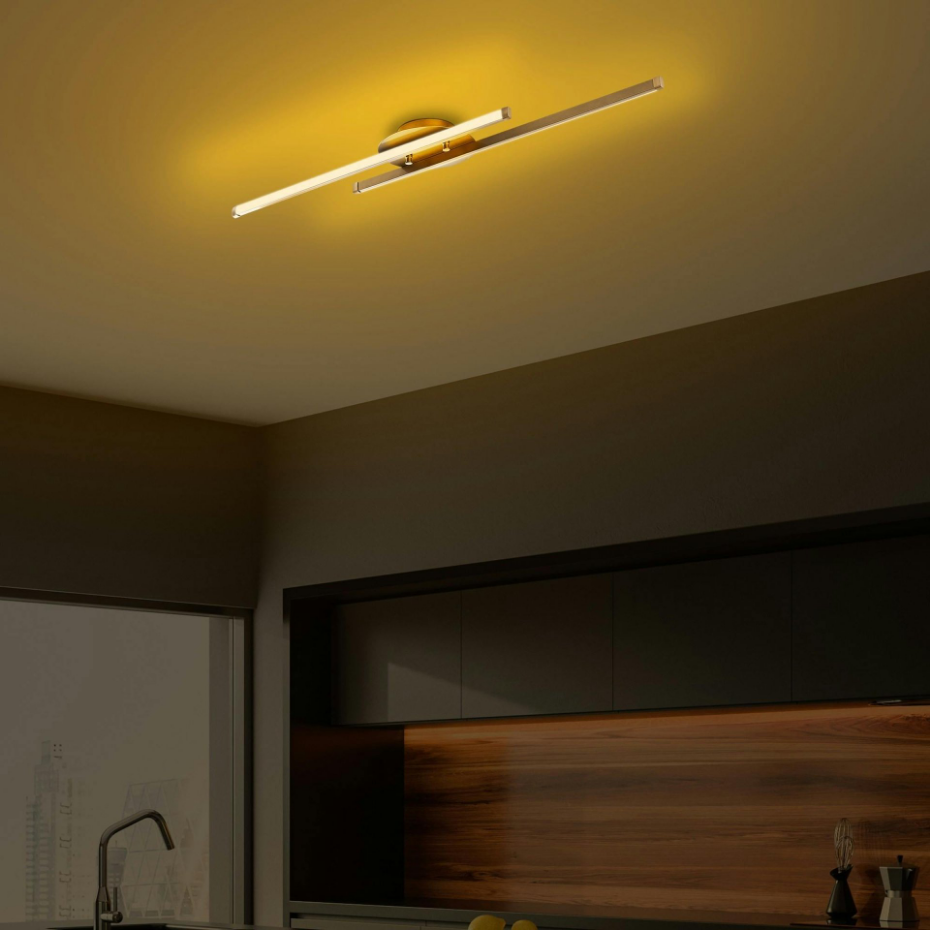 Plafonnier design 2 barres LED VIESTE