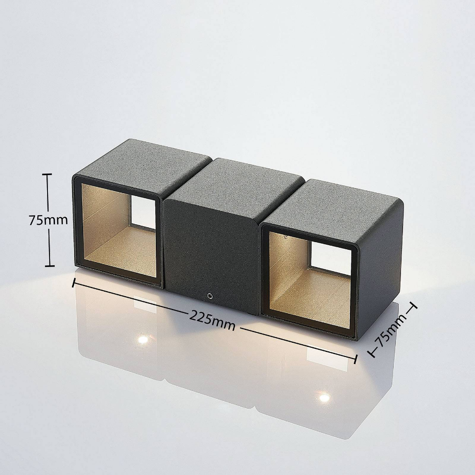 Applique extérieure en aluminium moderneLED