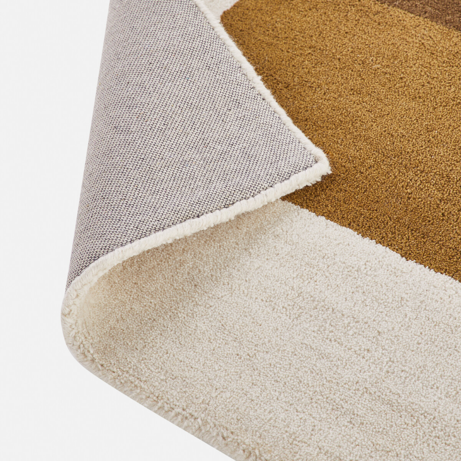 Tapis en laine motif déstructuré, Kimto