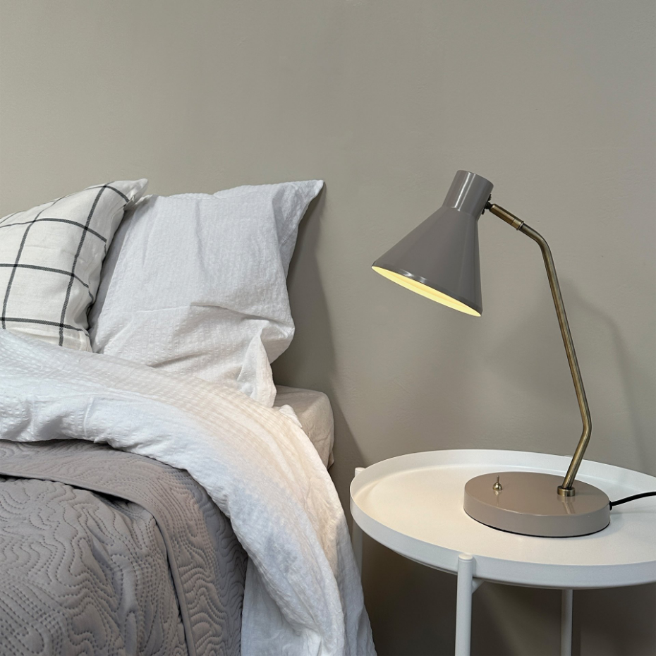Lampe à poser en Métal, crème blanc SLEEP
