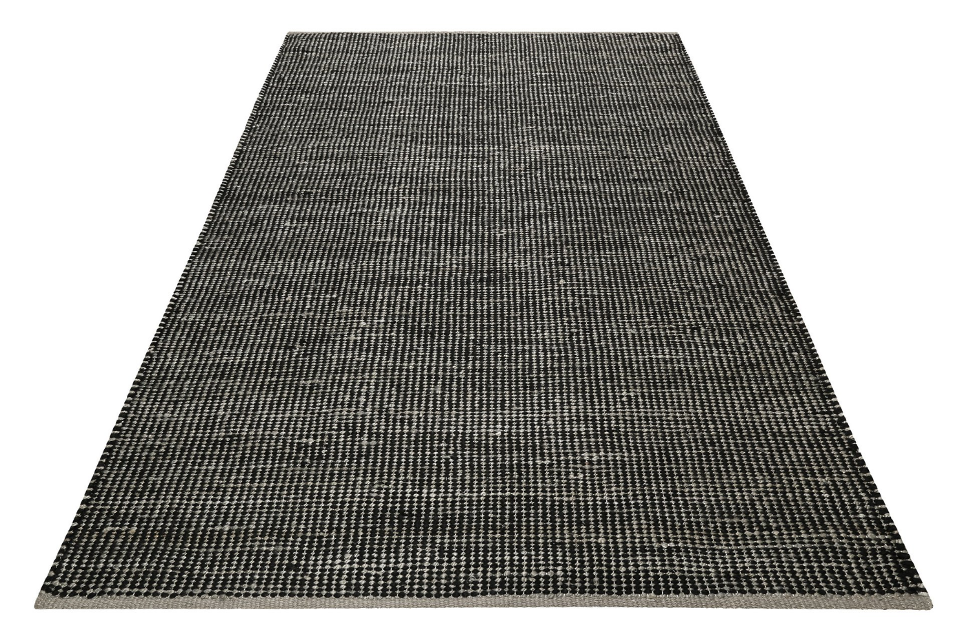 Tapis jute et laine tissé main ,  GOBI