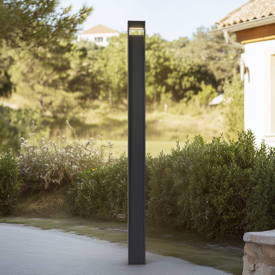 Lampadaire extérieur en aluminium moderneLED