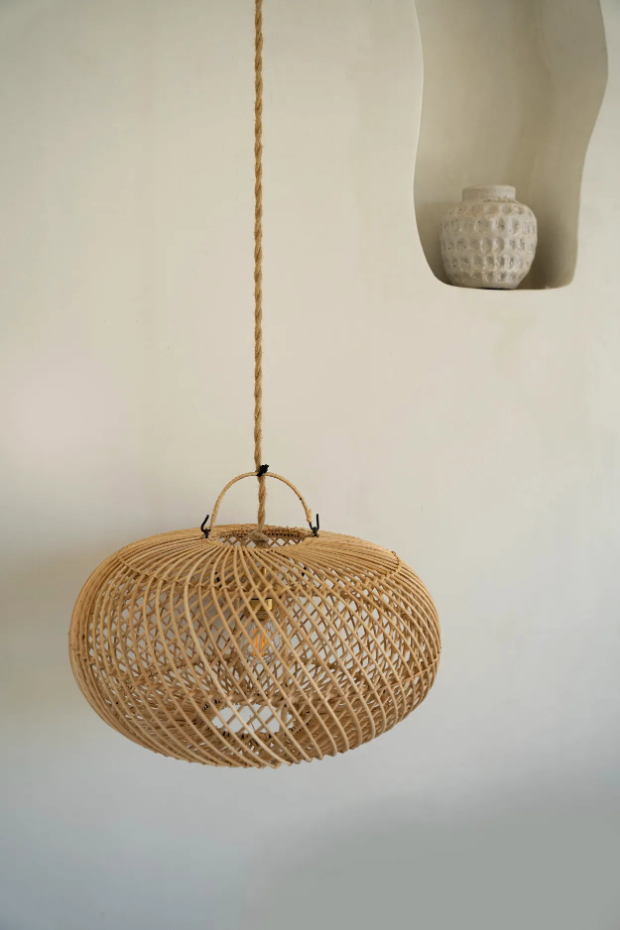 Suspension en rotin WHOLLY