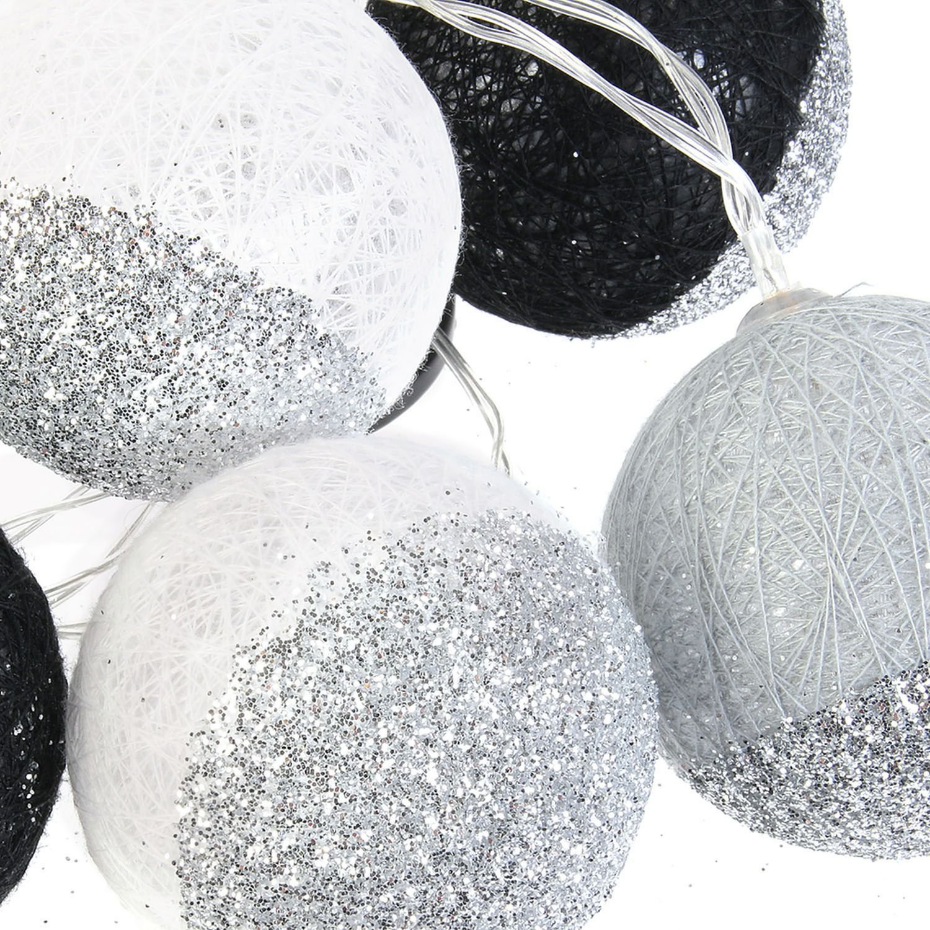 Guirlande lumineuse 10 LED Boule Céleste