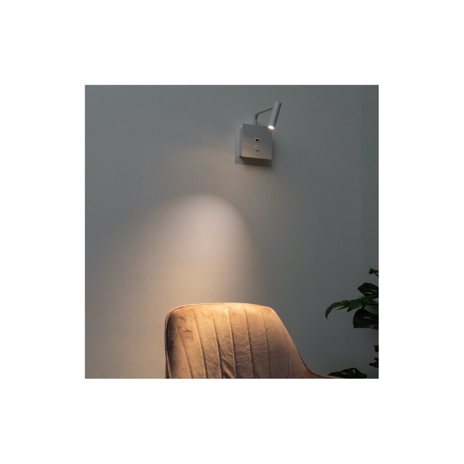 Liseuse murale LED USB intégrée - MIAMI