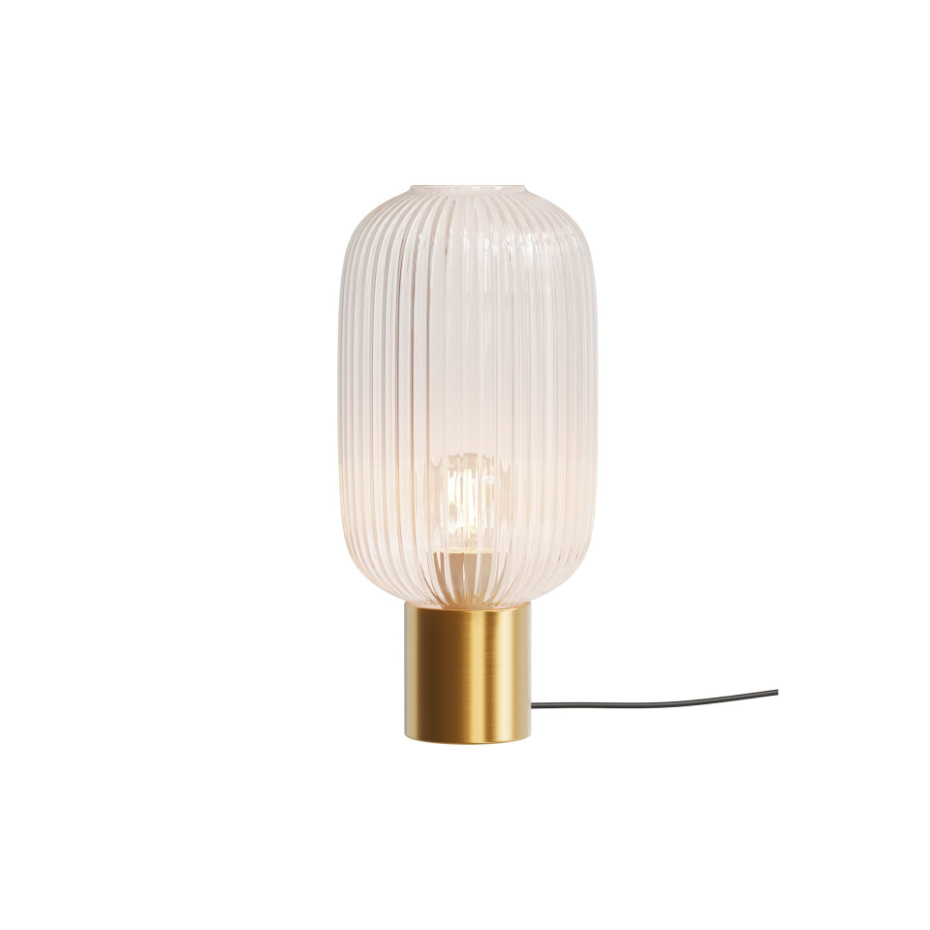 Lampe en verre cannelé - LOU