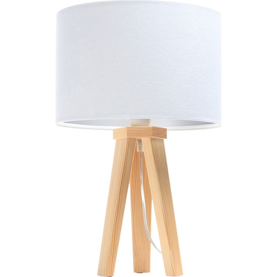 Lampe de chevet en bois Glamour