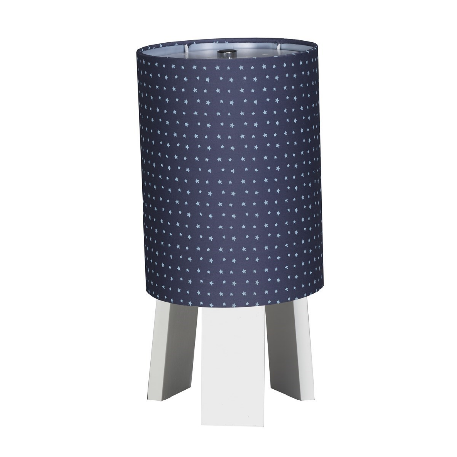 Lampe de chevet avec pied en coton