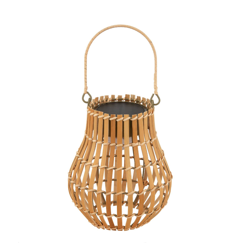 Lampe solaire extérieur en bambouLED, Amaria
