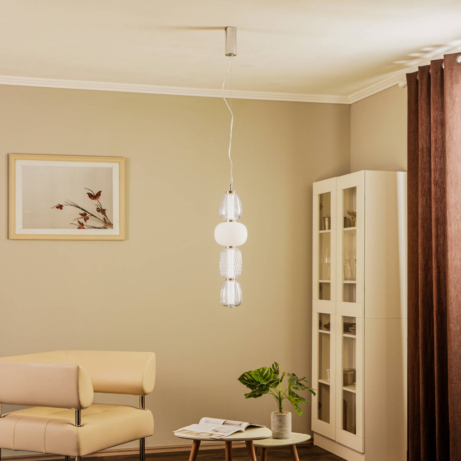 Suspension en verre jeunesLED, Fedra