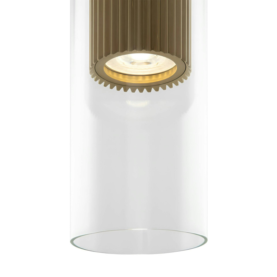 Suspension design cylindre en verre TAVA