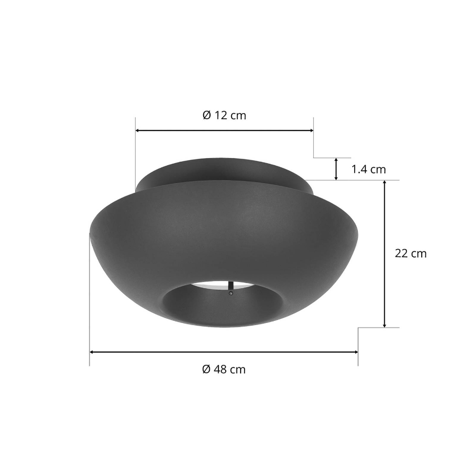 Plafonnier en métal design, Kellina