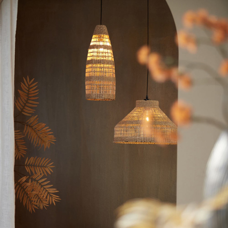 Suspension Naturelle Latika Herbes Marines D20