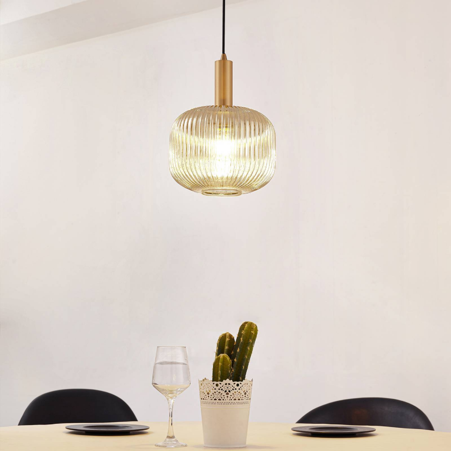 Suspension en verre vintage, Doroteo