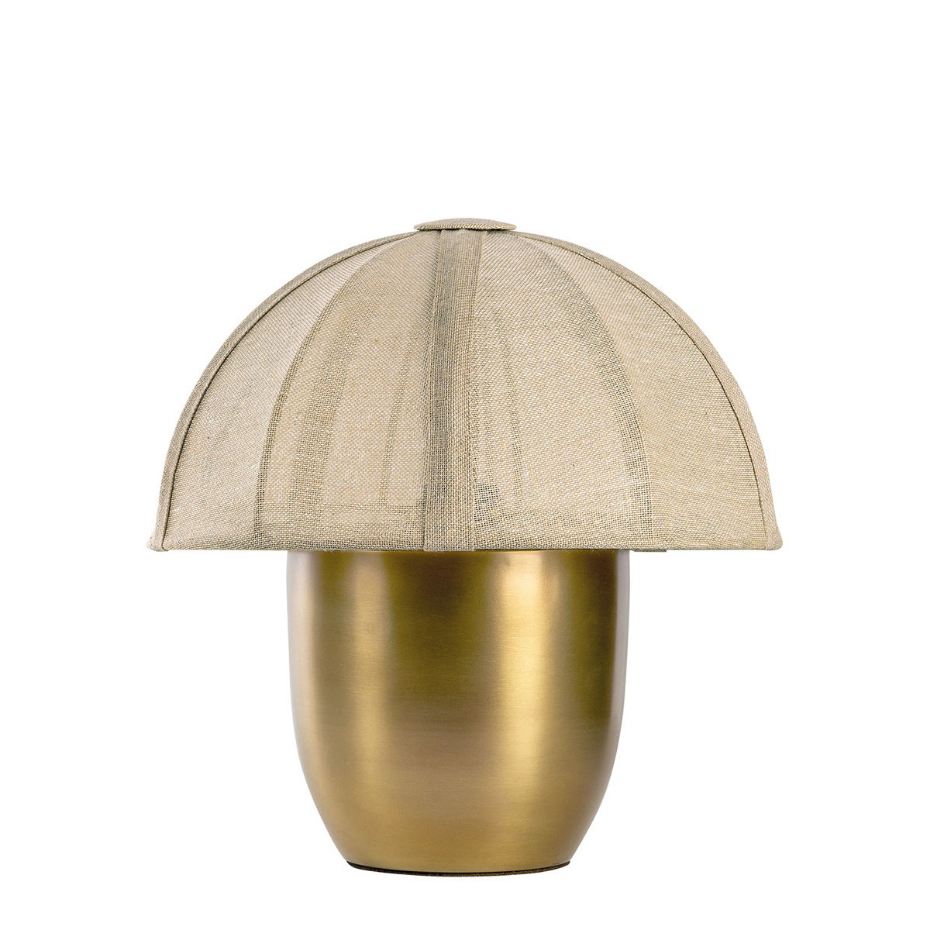 Lampe HÉLOÏSE métal et AJ tissu