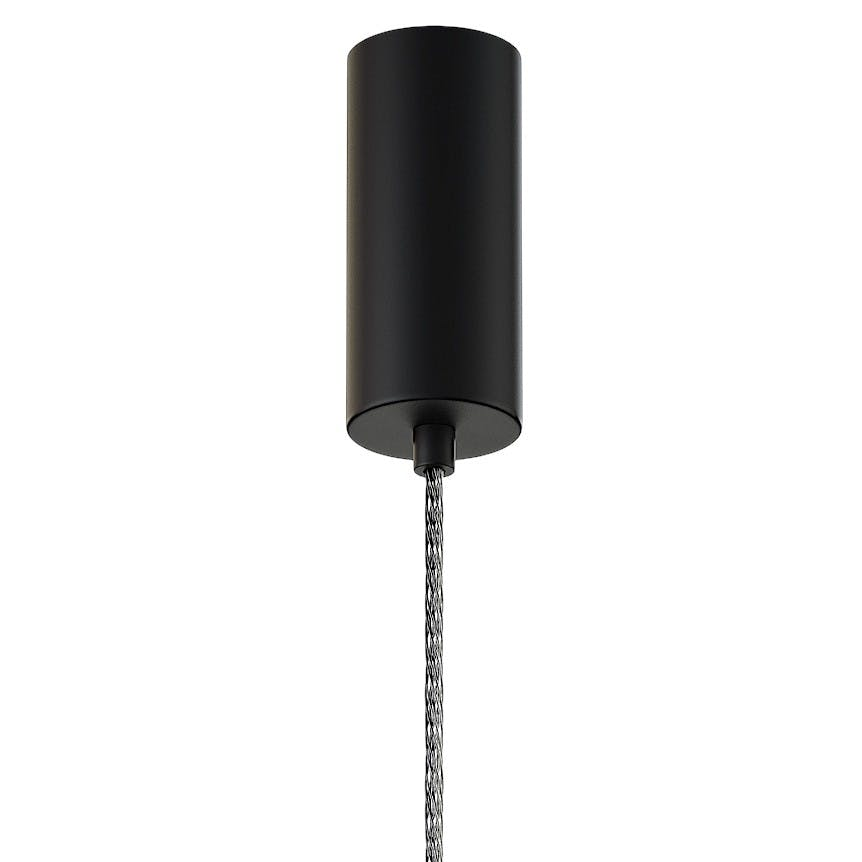 Suspension design à LED, abat-jour en verre SOLANA