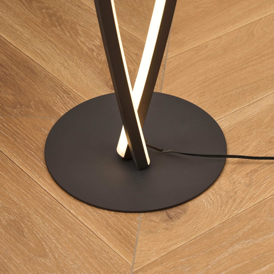 Lampadaire LED design entrelacé - ELZO
