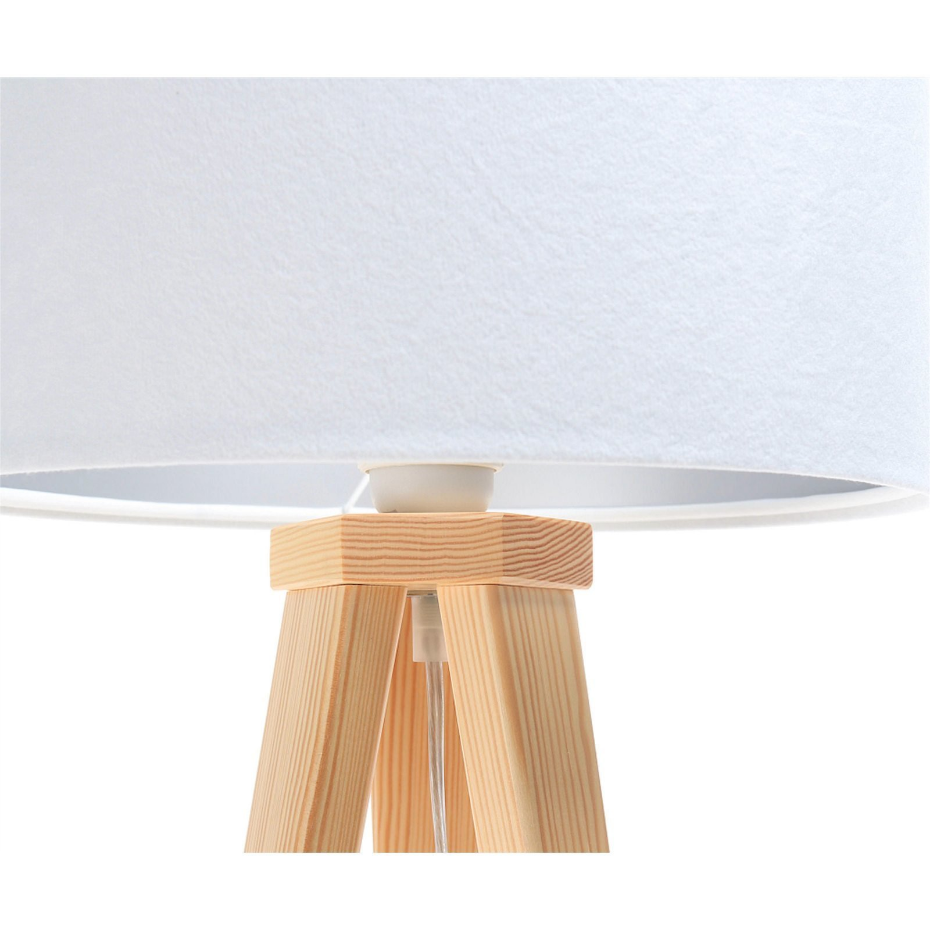Lampe de chevet en bois Glamour