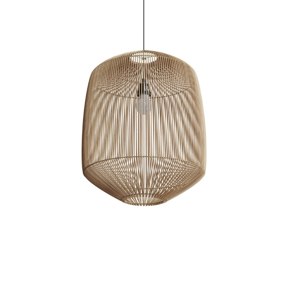 Abat-jour pour suspension en rotin D40 cm - HAJAR