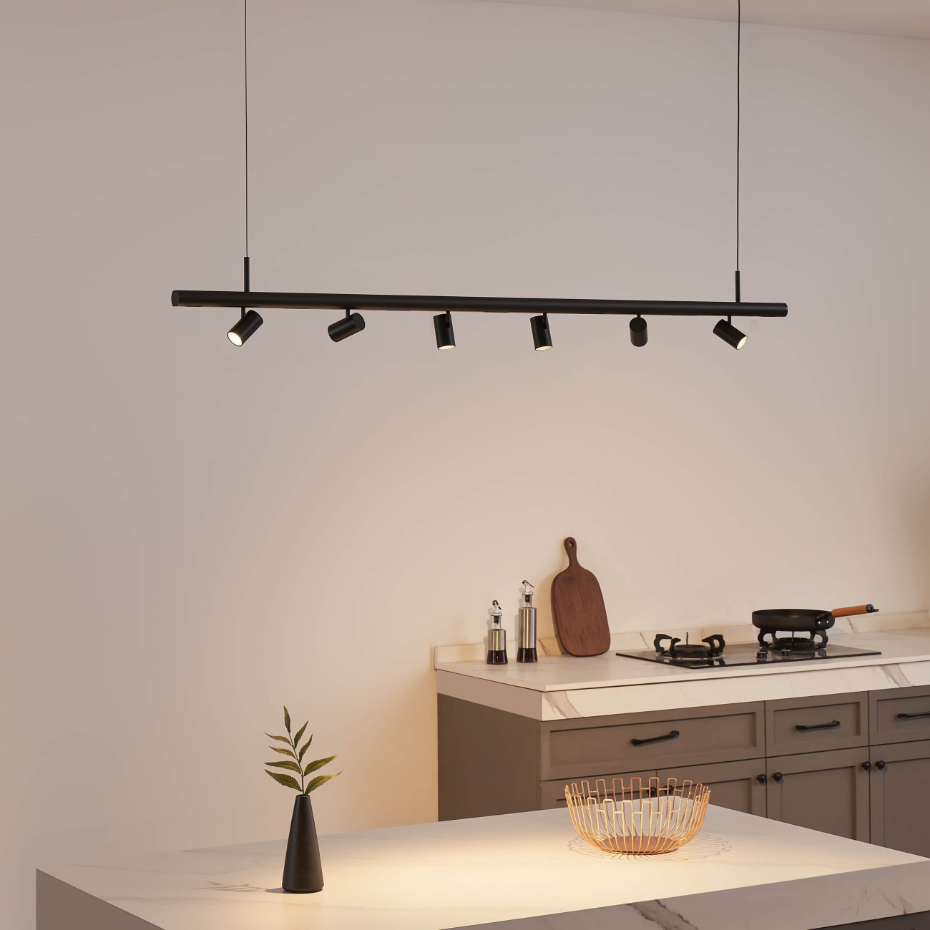 Suspension 6 spots LED orientables - LYNE