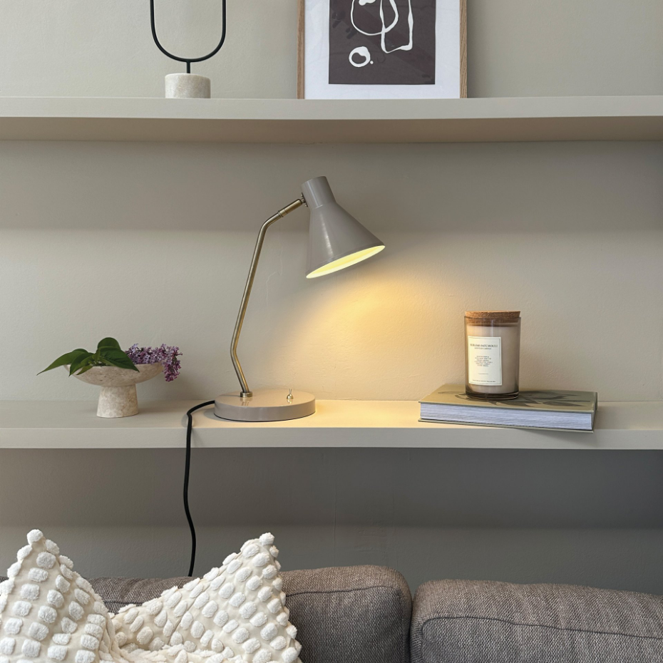Lampe à poser en Métal, crème blanc SLEEP