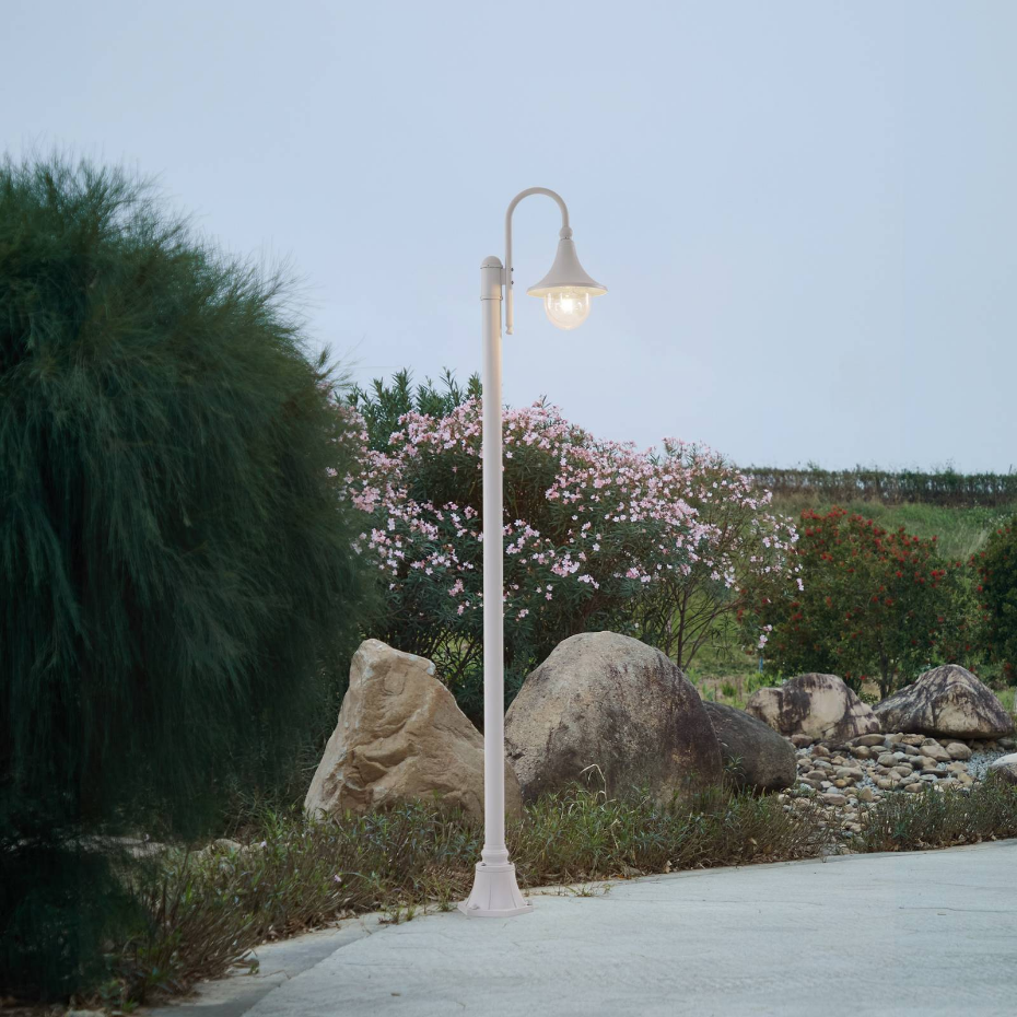 Lampadaire extérieur en aluminium moderne