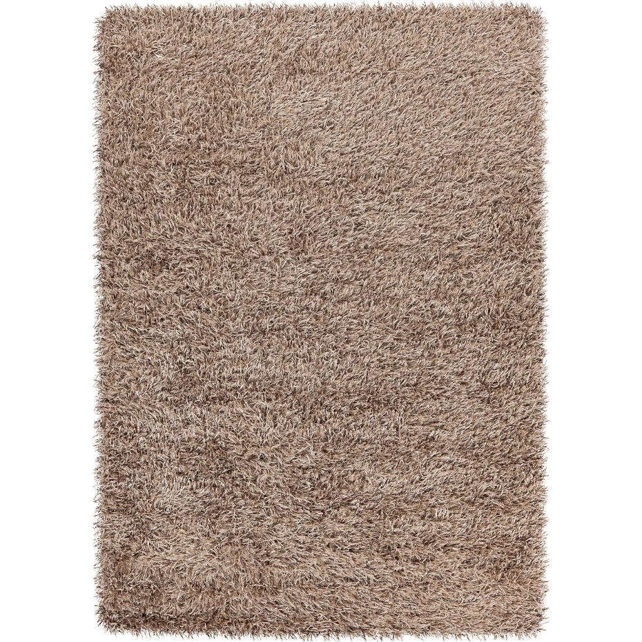 Tapis shaggy frangé rectangulaire Beat
