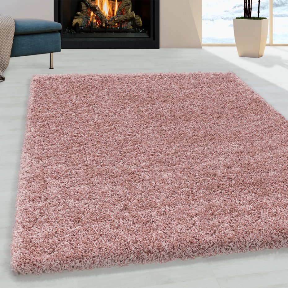Tapis de salon shaggy uni SYDNEY