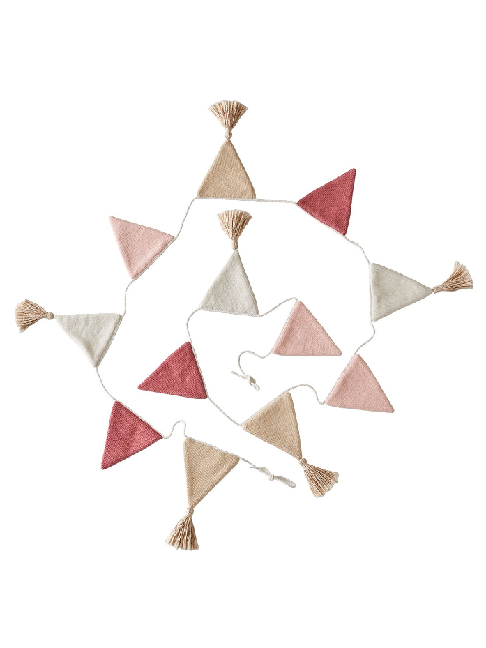 Guirlande fanions tricot
