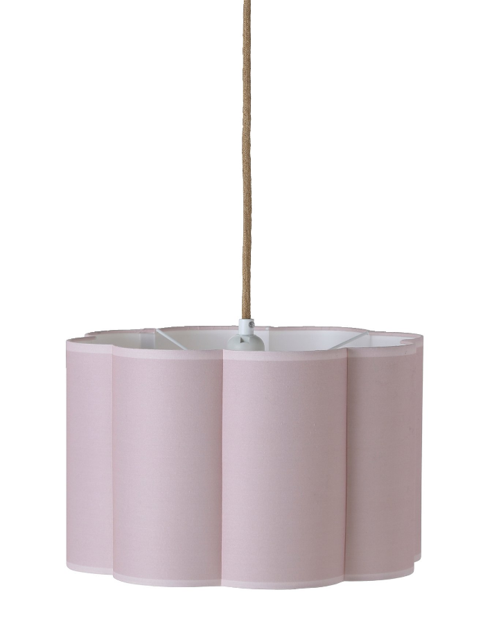 Abat-jour fleur bicolore