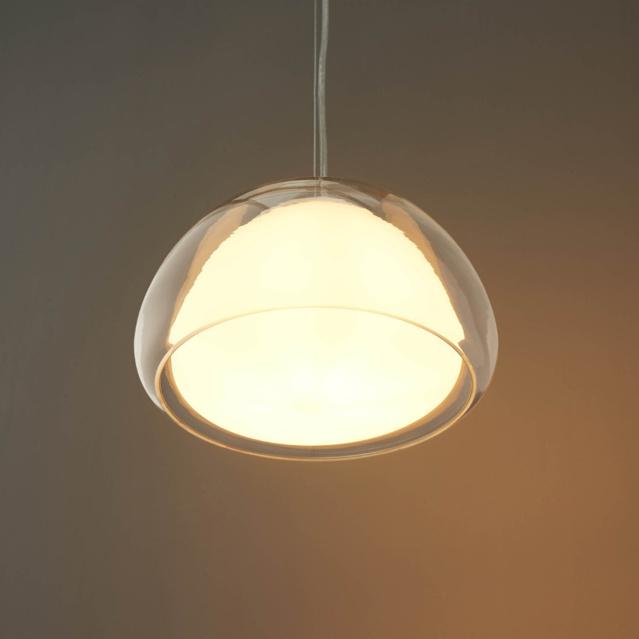 Suspension contemporaine en verre - LOMELIA