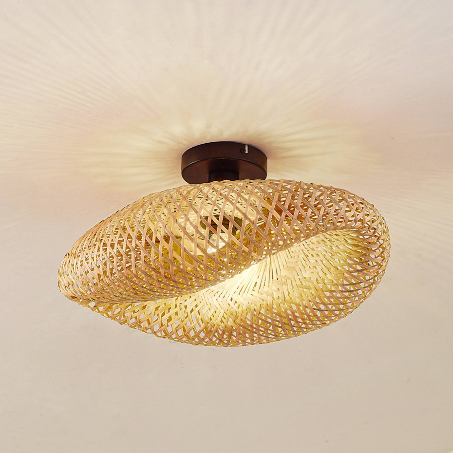 Plafonnier en bois traditionnel, Eleane