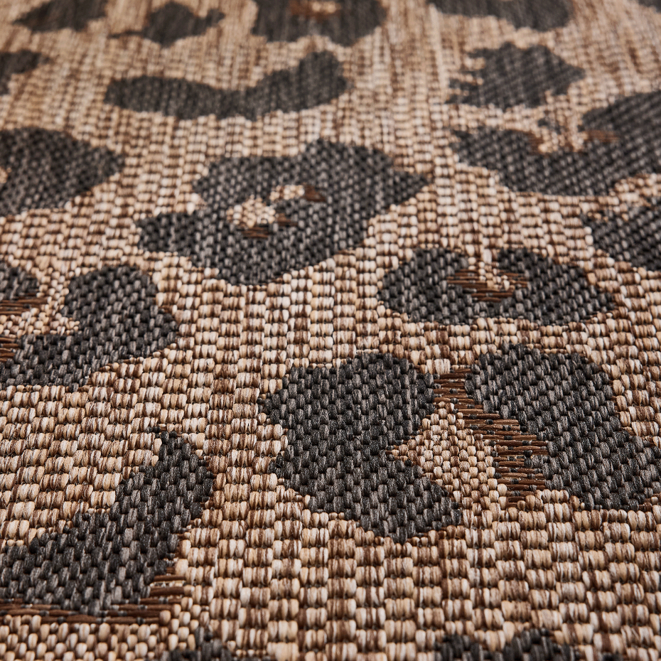 Tapis intérieur extérieur à motif léopard SAVANNA