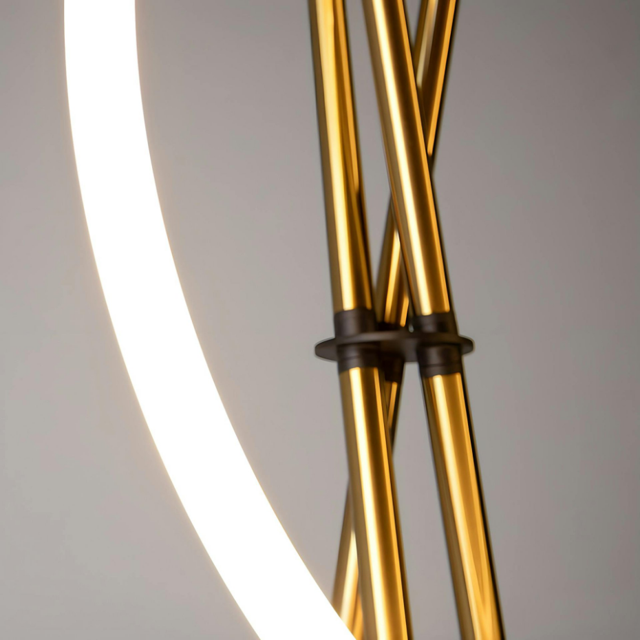 Lampadaire design tube lumineux à LED AURORA