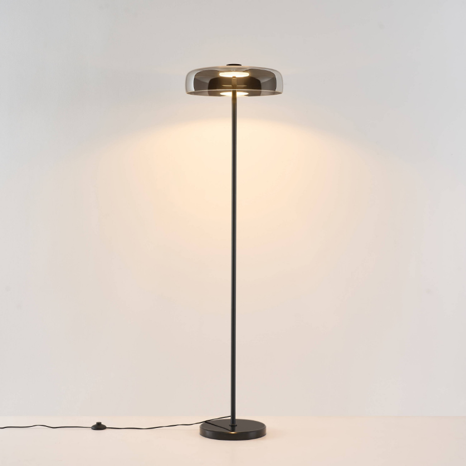 Suspension LED verre disque design - RICCARDO