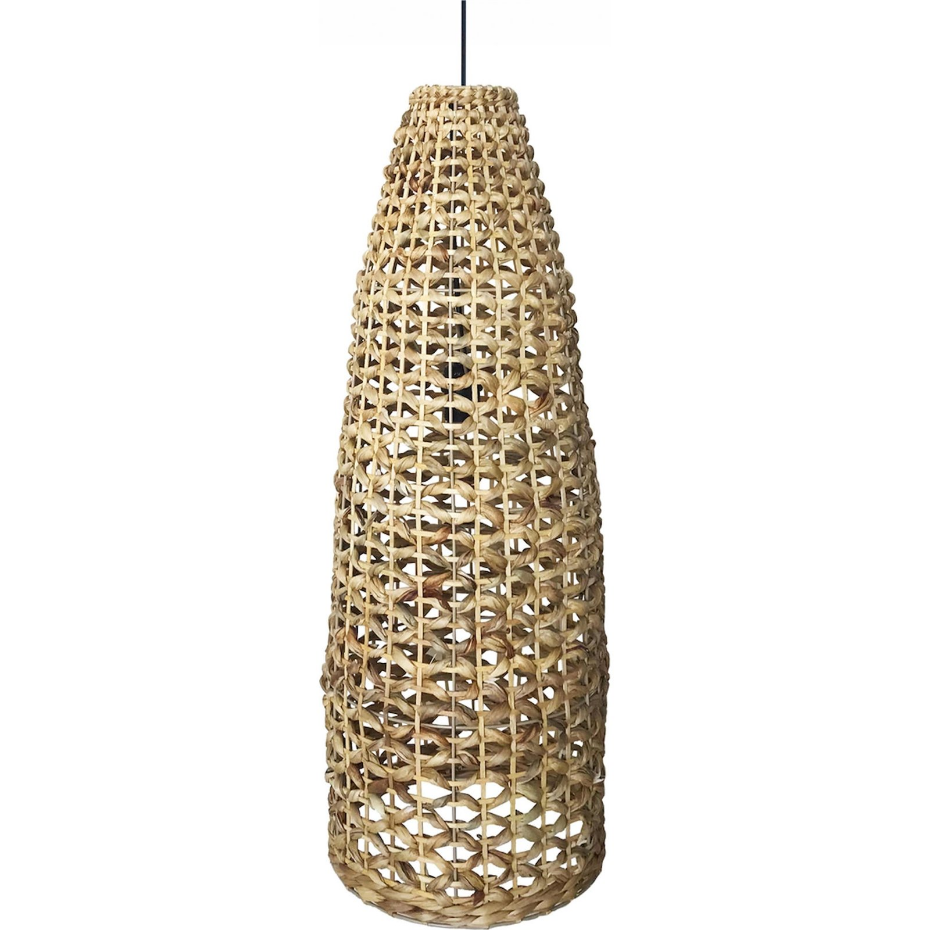 Suspension en fibre naturelle forme organique