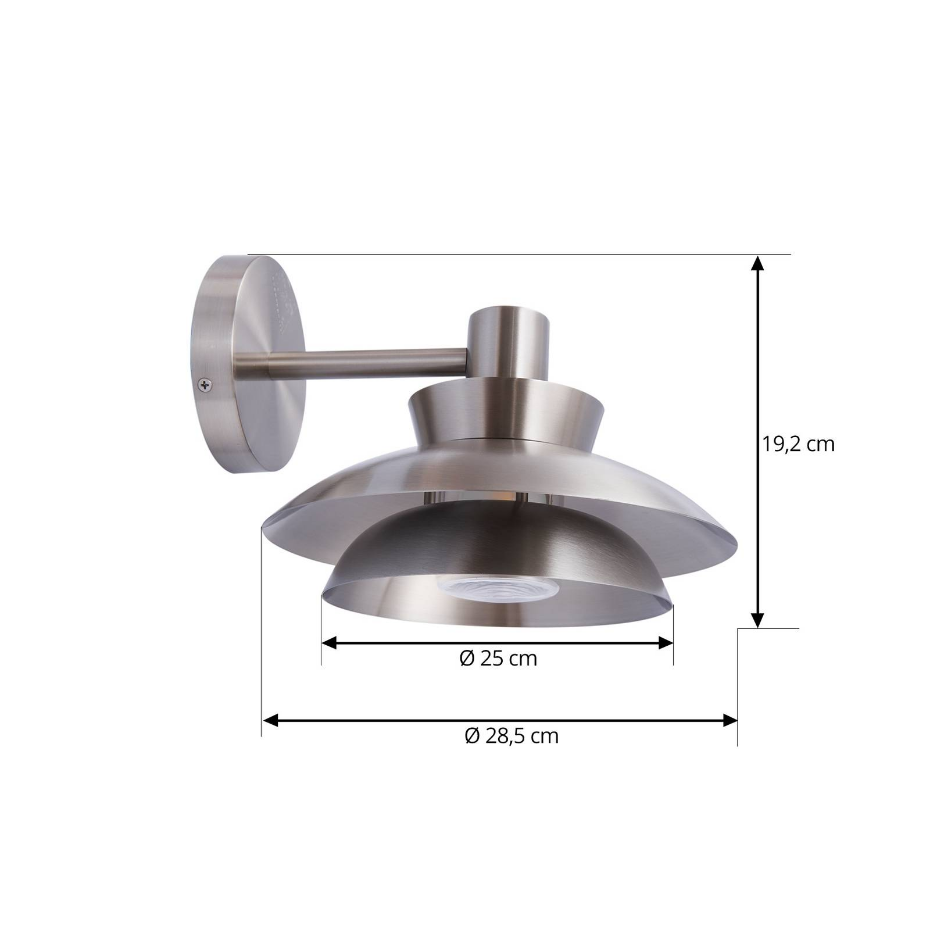 Applique extérieure en inox moderne, Thais